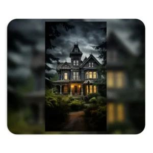 Victorian House at Dusk Mouse Pad