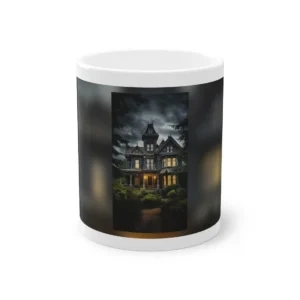 Victorian House at Dusk Mug