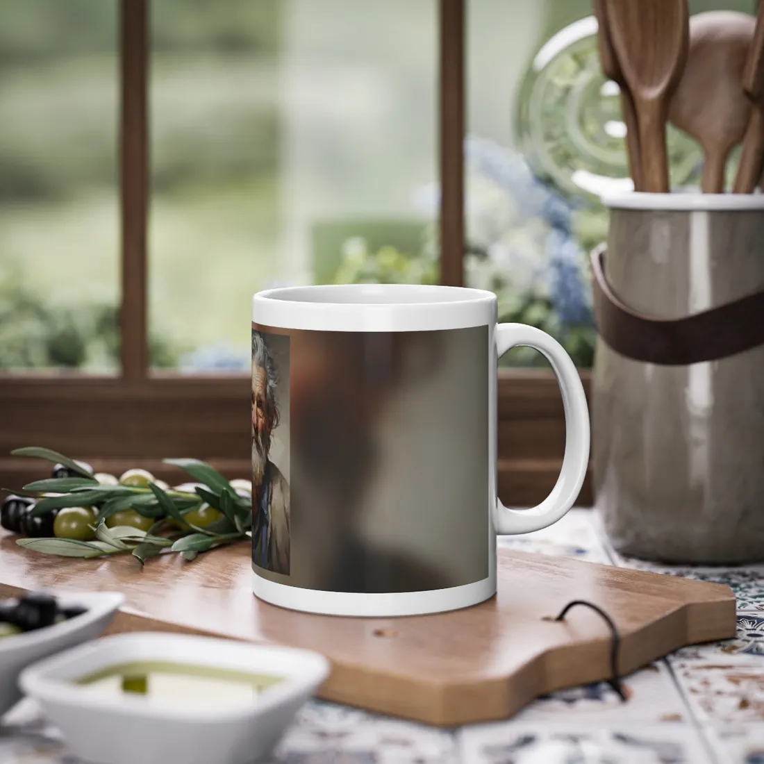 Elderly Wisdom: Portrait of a Timeless Soul - Mug