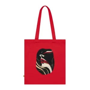 Face Profile Line Art Tote Bag