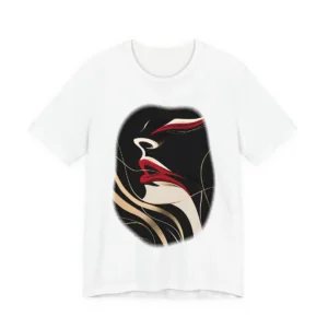 Face Profile Line Art T-Shirt