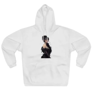 Woman in Black Gown Hoodie