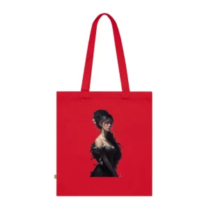 Woman in Black Gown Tote Bag