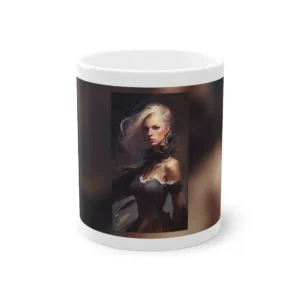 Woman with Platinum Hair Mug