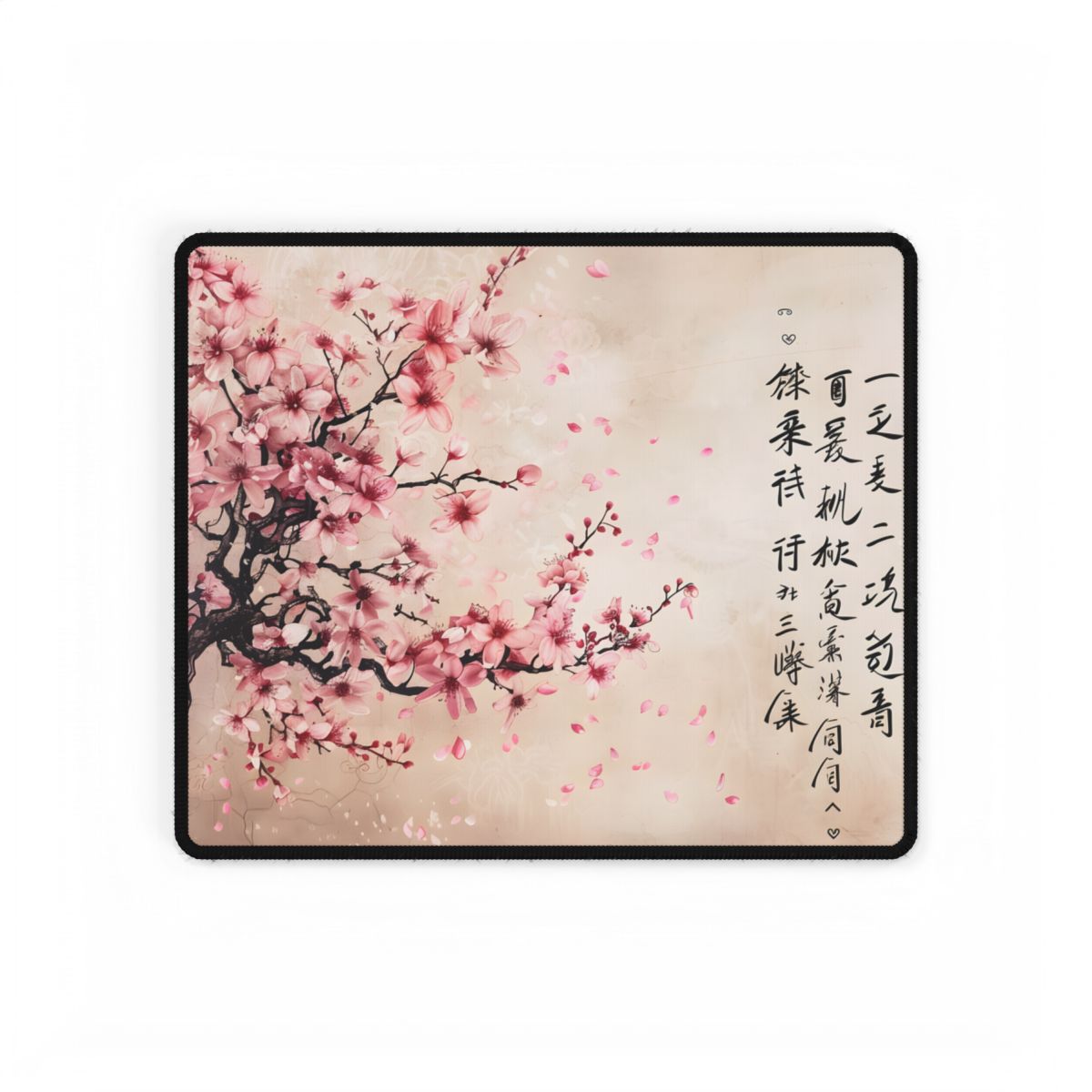 Elegant Cherry Blossom: Japanese Art Photography - Desk Mat