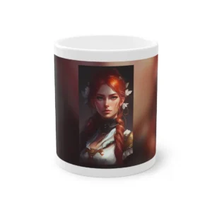 Redhead Woman with Braid Mug
