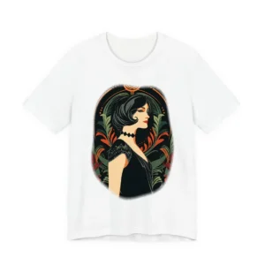 Art Deco Woman in Profile T-Shirt