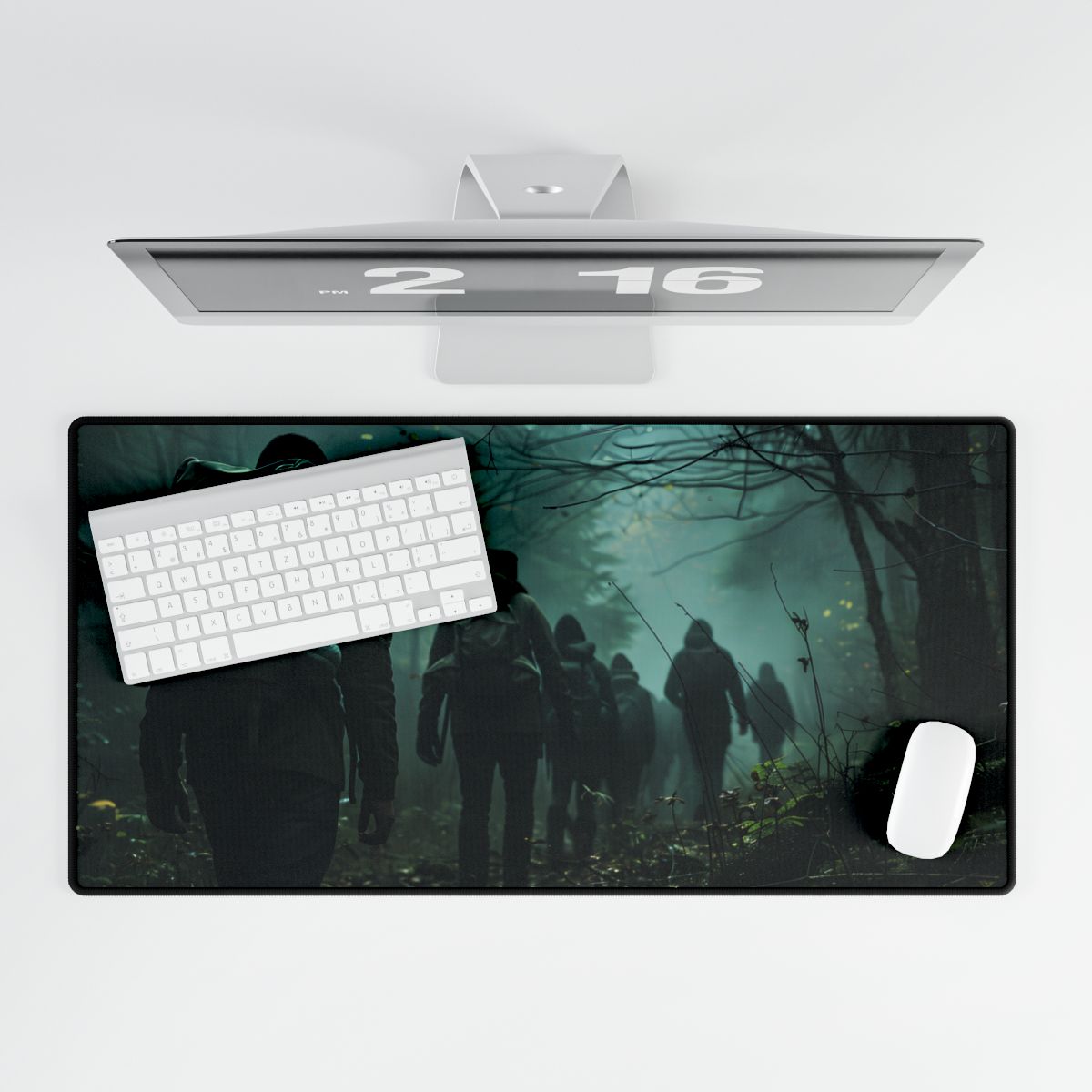 Embark on a Mysterious Forest Quest: Adventure Awaits! - Desk Mat