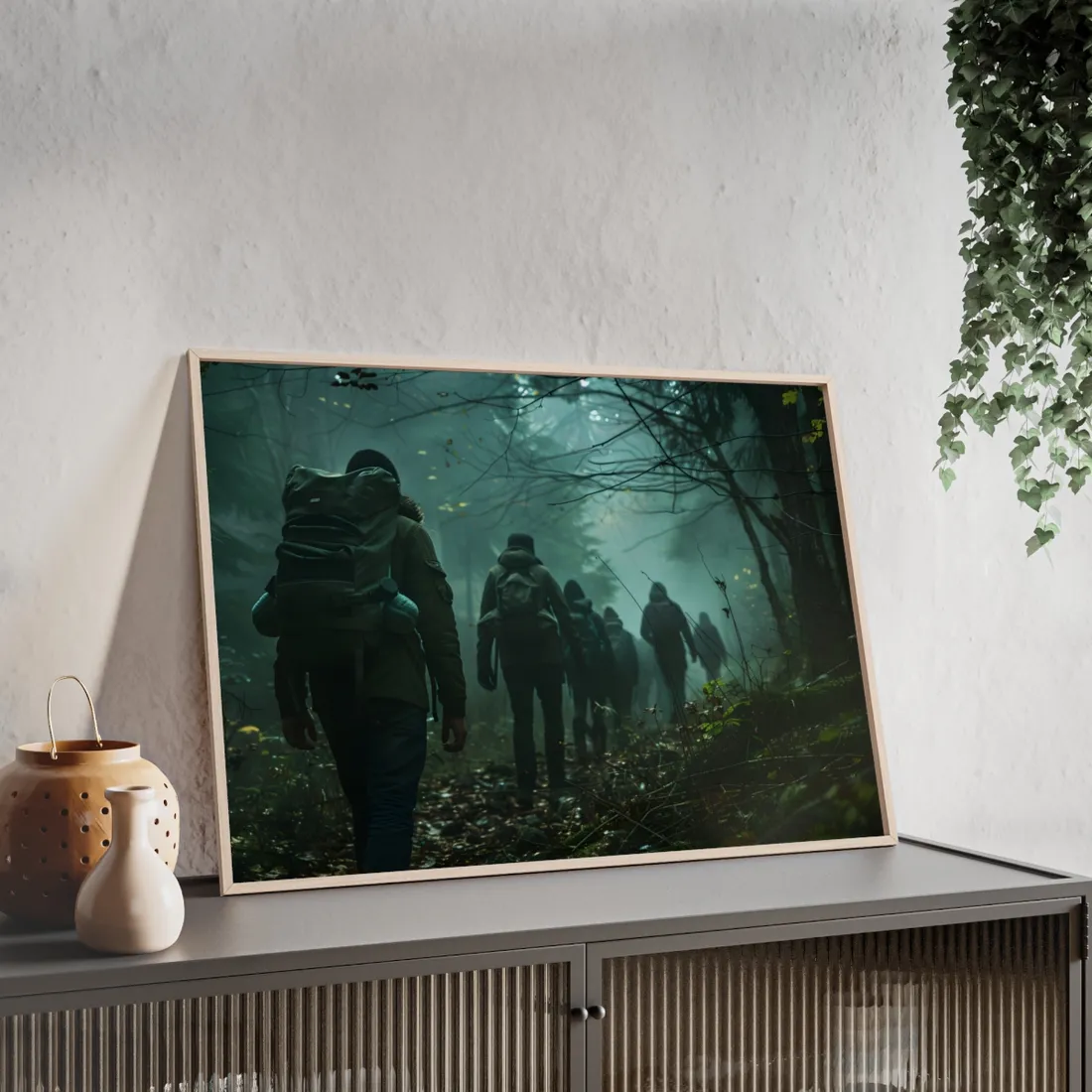 Embark on a Mysterious Forest Quest: Adventure Awaits! - Framed Poster