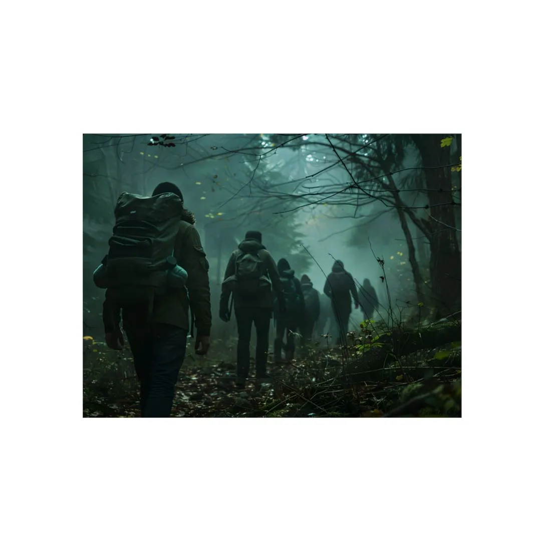 Embark on a Mysterious Forest Quest: Adventure Awaits! - Metal Poster