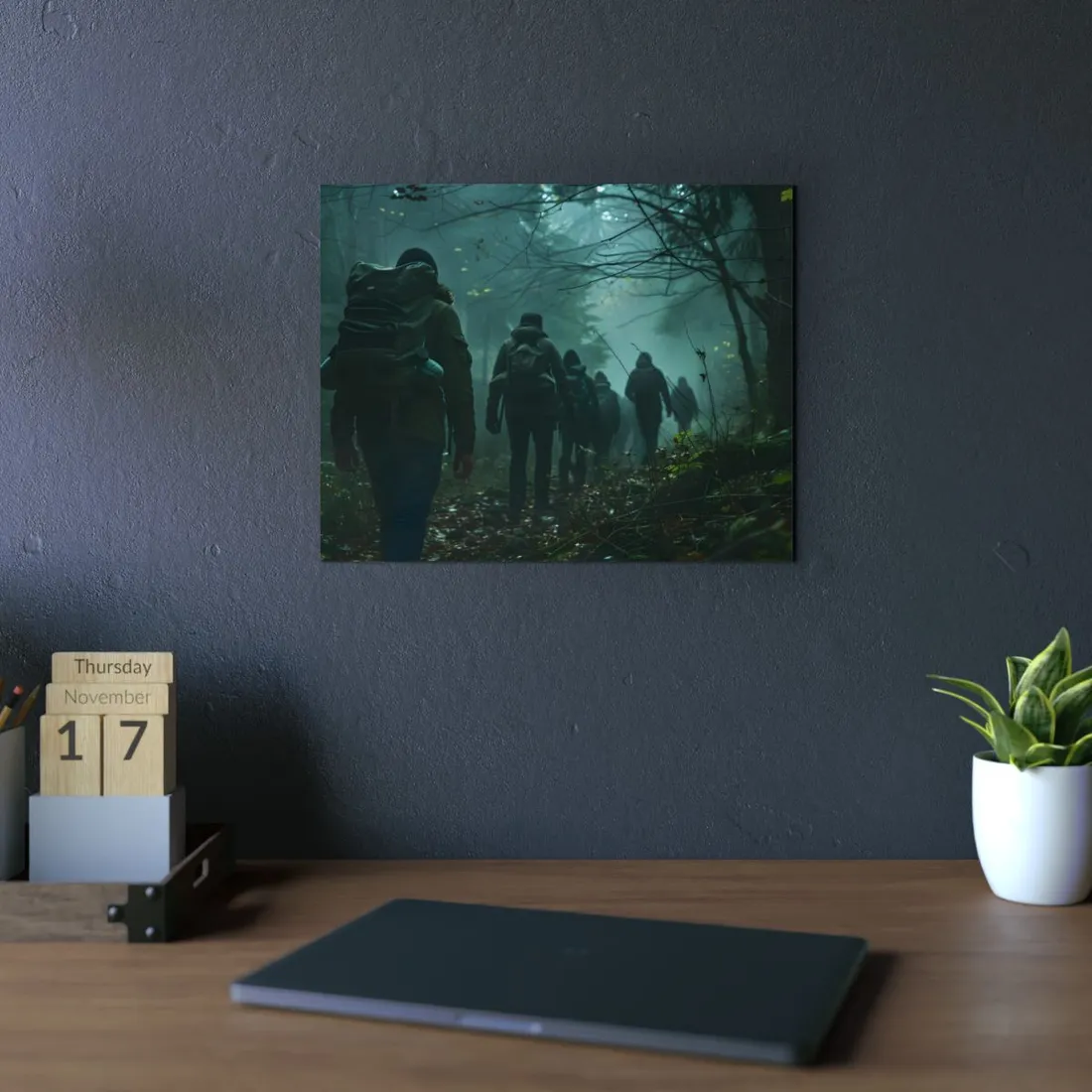 Embark on a Mysterious Forest Quest: Adventure Awaits! - Metal Poster