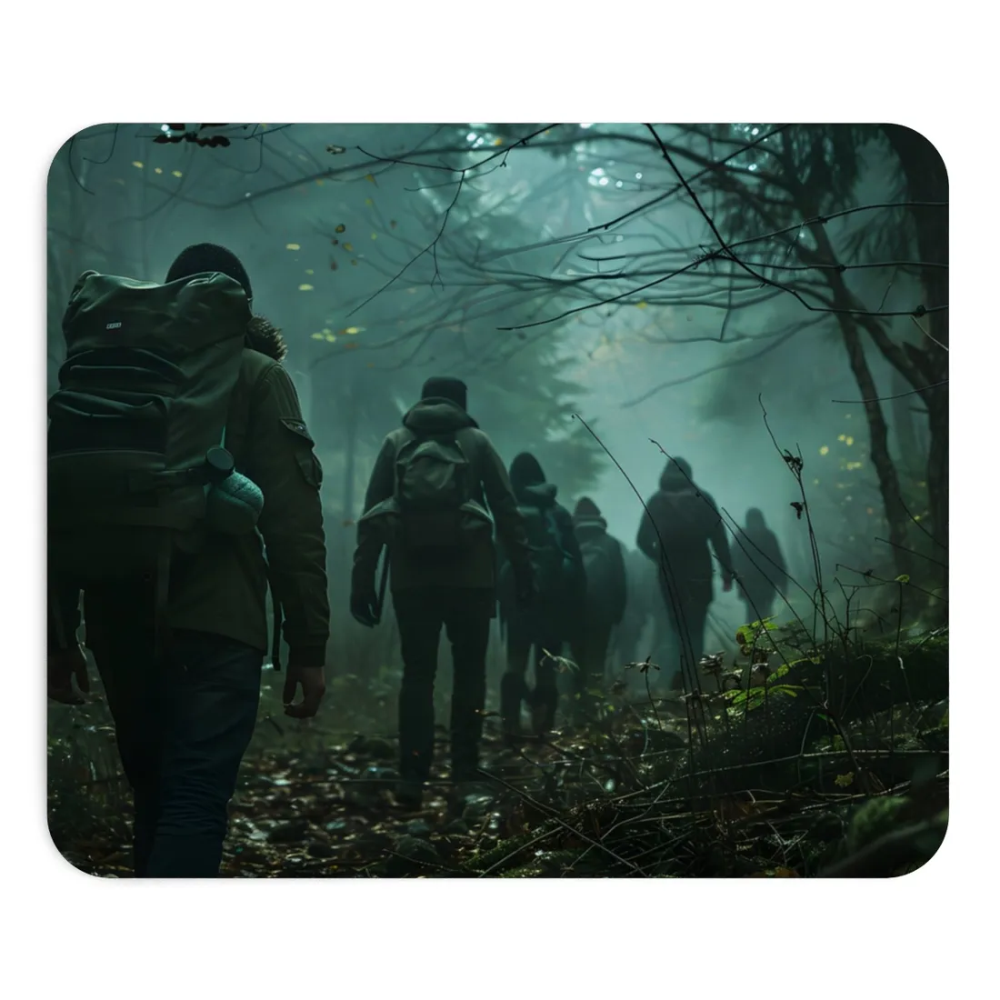 Embark on a Mysterious Forest Quest: Adventure Awaits! - Mouse Pad