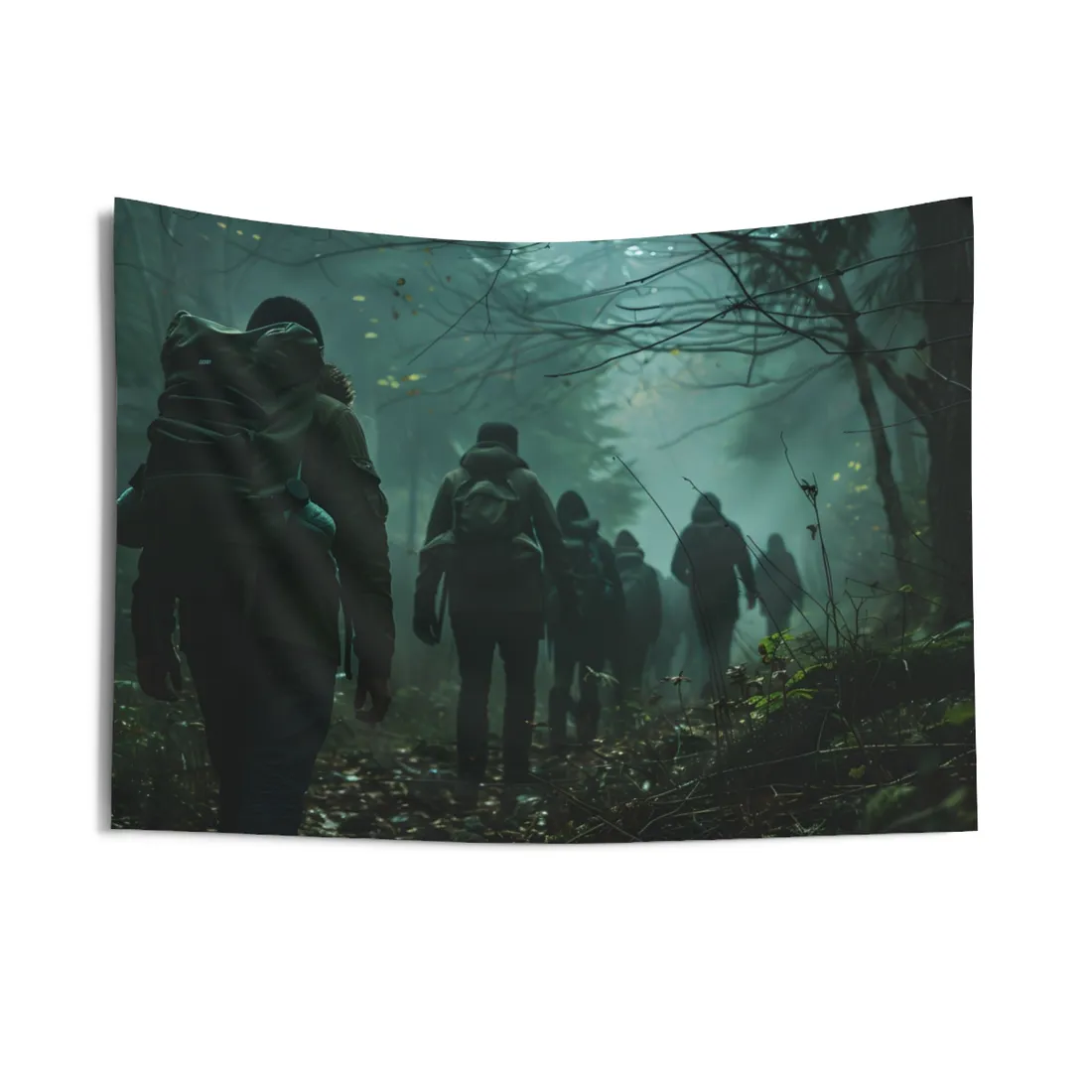 Embark on a Mysterious Forest Quest: Adventure Awaits! - Wall Tapestry