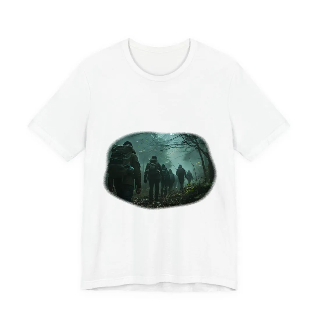 Embark on a Mysterious Forest Quest: Adventure Awaits! - T-Shirt (White)