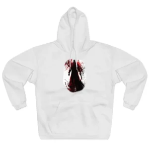 Gunman in Red Ink Splatter Hoodie