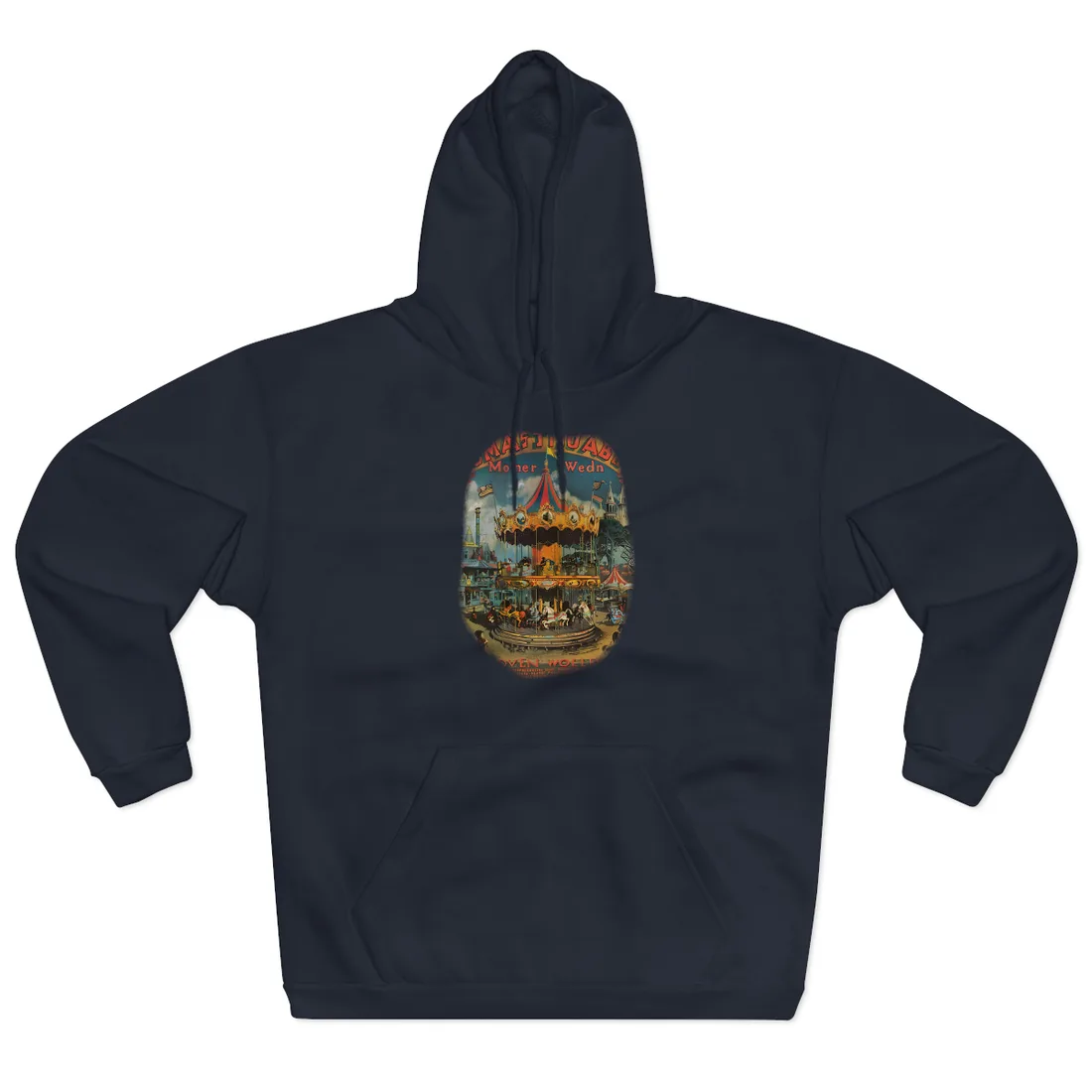 Enchanted Castle Dreams: Vintage Disneyland Magic - Hoodie (Navy)