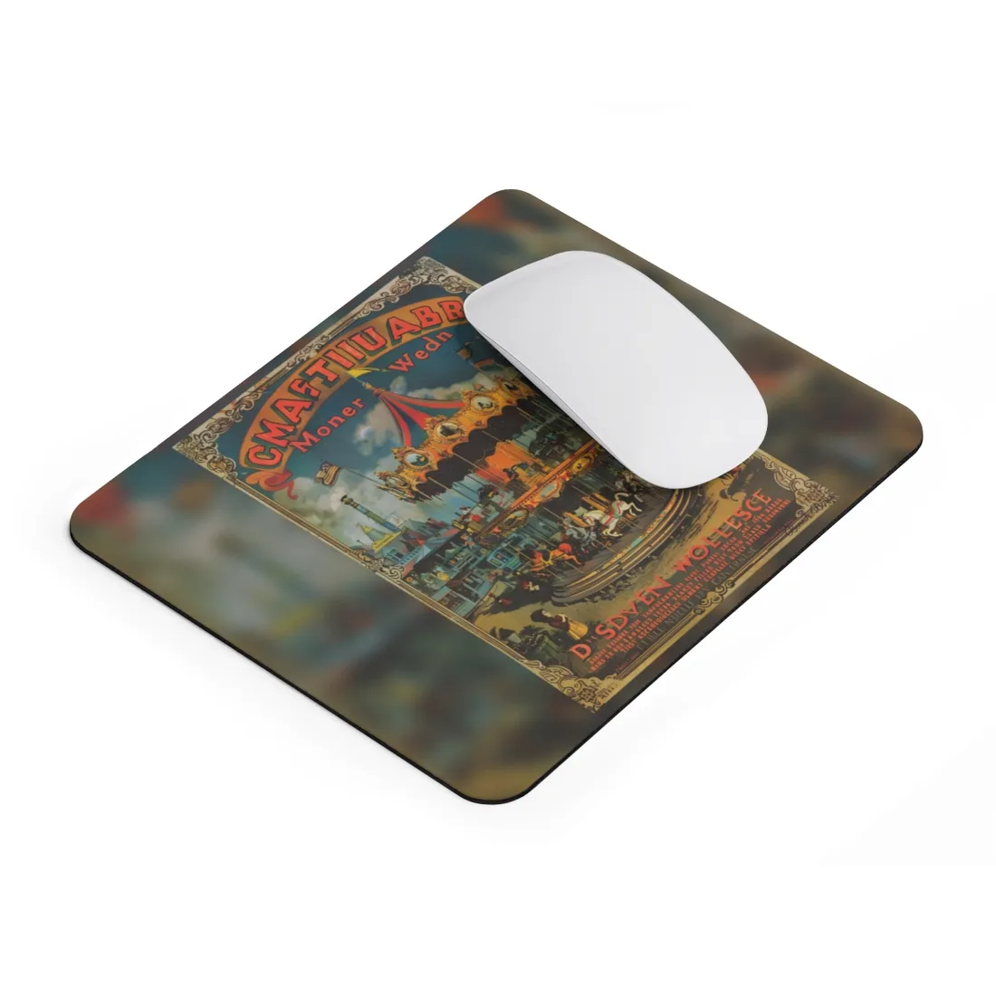 Enchanted Castle Dreams: Vintage Disneyland Magic - Mouse Pad