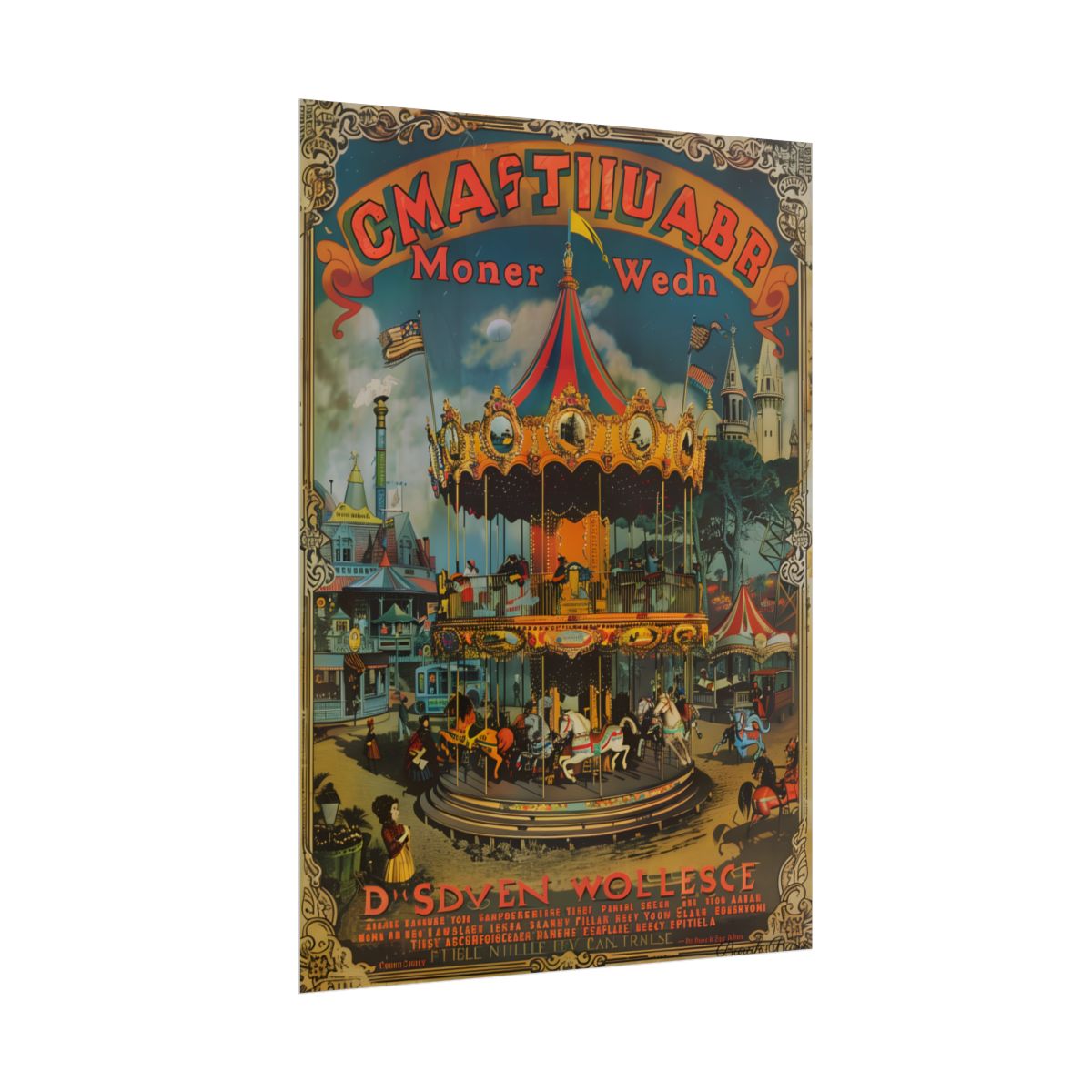 Enchanted Castle Dreams: Vintage Disneyland Magic - Poster
