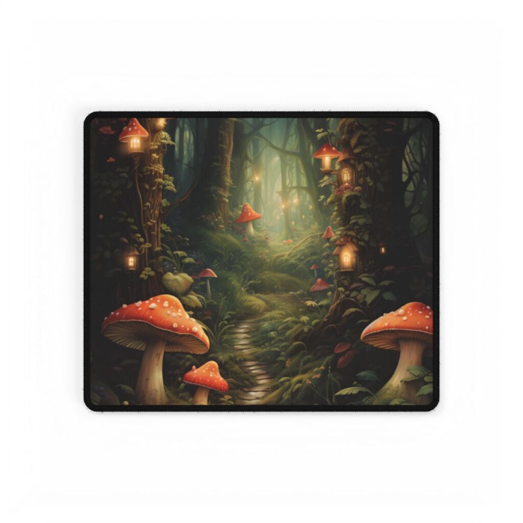 Enchanted Forest: A Whimsical Fairy Tale World of Six Brothers - Desk Mat