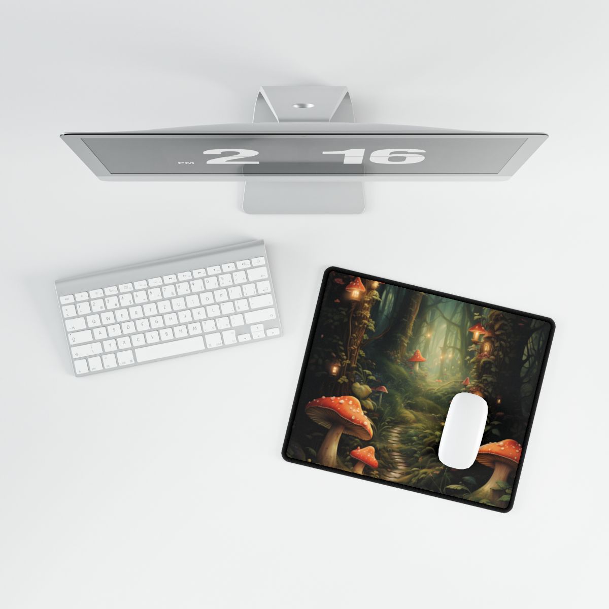 Enchanted Forest: A Whimsical Fairy Tale World of Six Brothers - Desk Mat