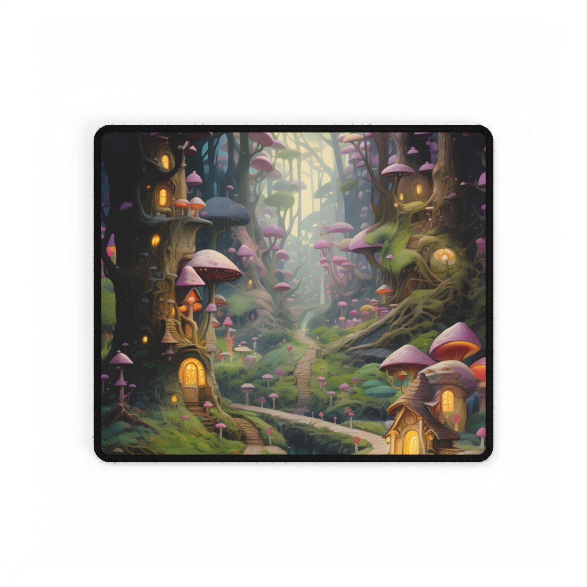 Enchanted Forest Adventure: Vibrant Artwork of Six Brothers - Desk Mat