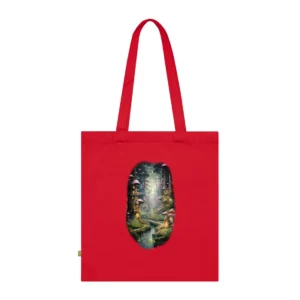 Mushroom Forest Village Tote Bag