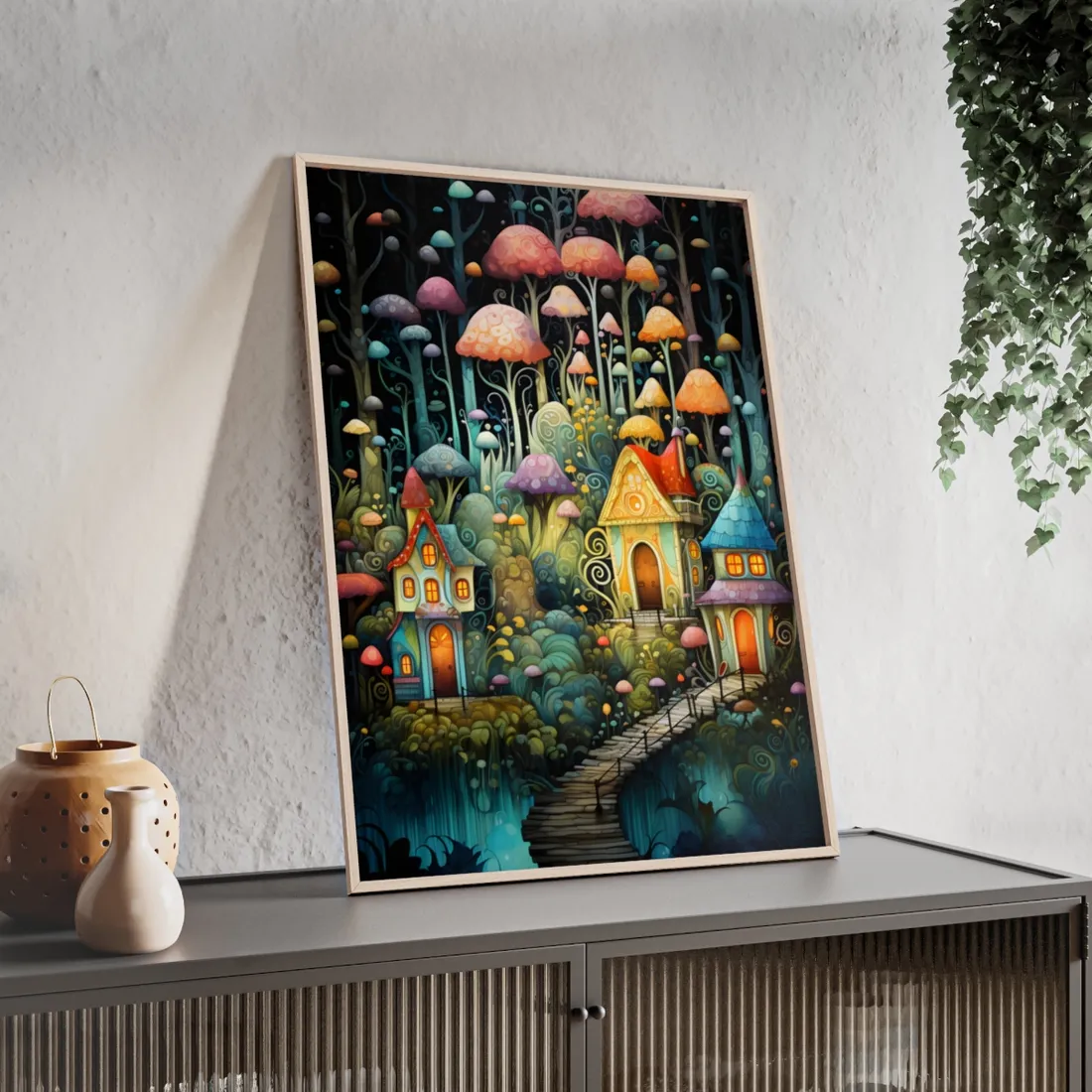 Enchanted Forest Fairies: A Classic Whimsical - Framed Poster
