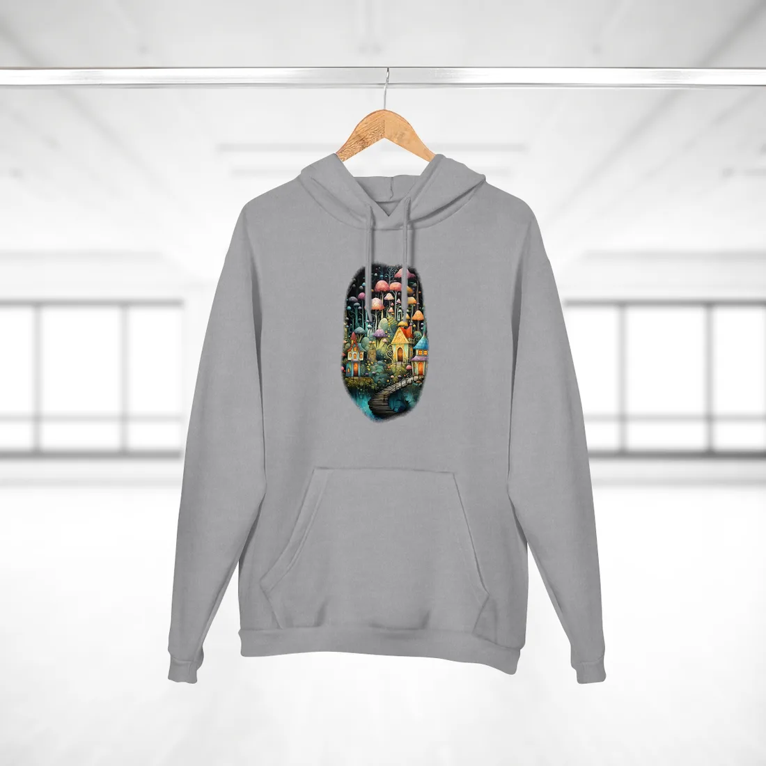 Enchanted Forest Fairies: A Classic Whimsical - Hoodie (Heather Grey)