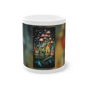 Mushroom Forest with Cottages Mug
