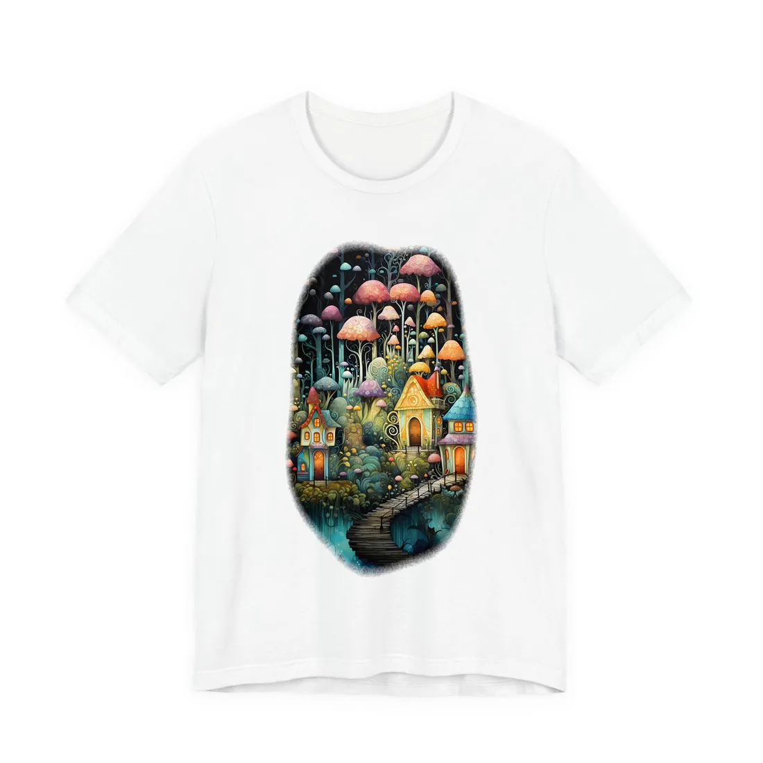 Enchanted Forest Fairies: A Classic Whimsical - T-Shirt (White)