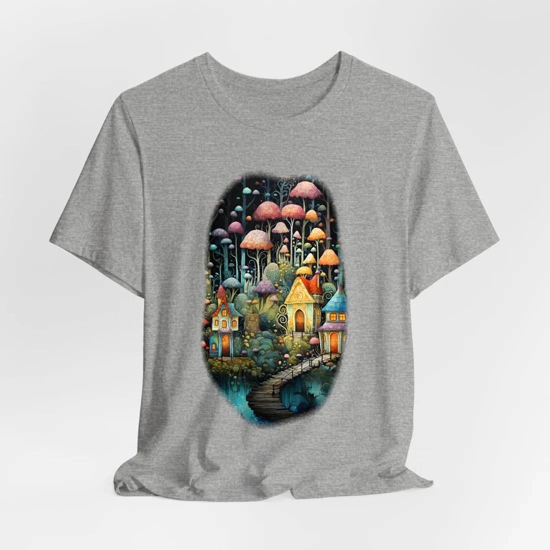 Enchanted Forest Fairies: A Classic Whimsical - T-Shirt (Athletic Heather)