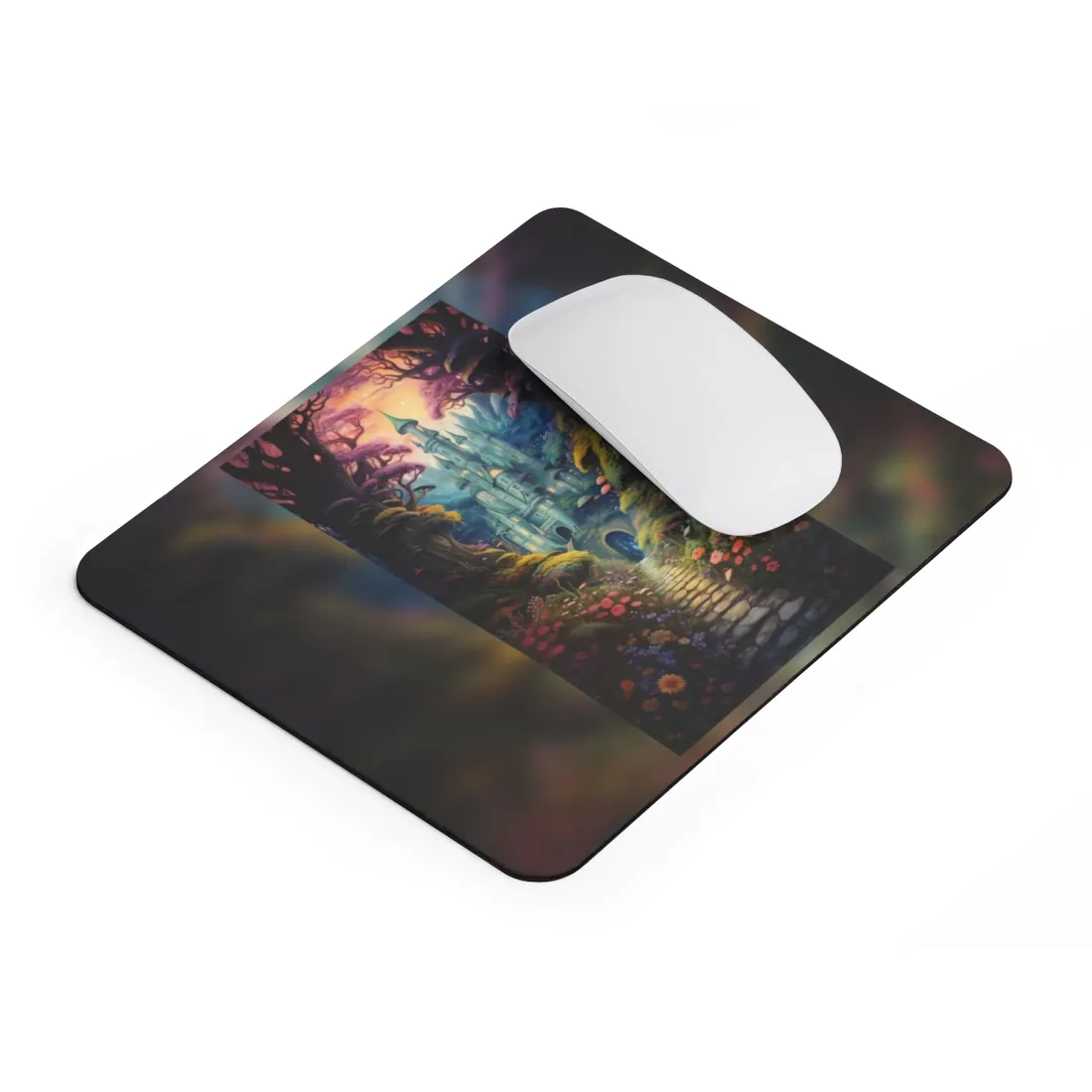 Enchanted Forest: Siblings in Wonder - A - Mouse Pad