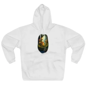 Fairy Cottage in Forest Hoodie