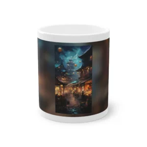 Lantern Night Market Street Mug