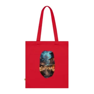 Lantern Night Market Street Tote Bag