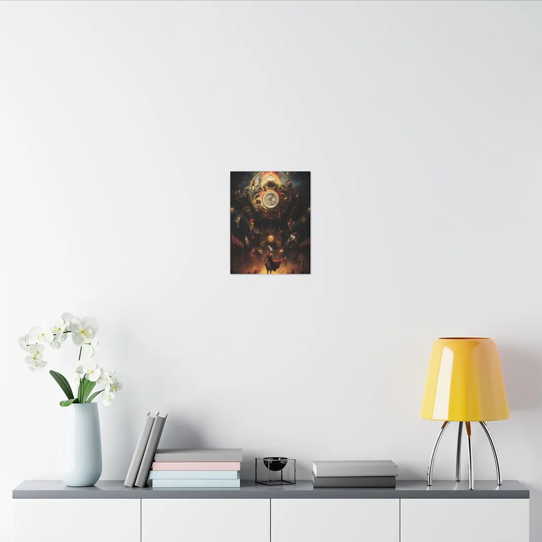 Enchanted Timepiece Carousel: A Whimsy-Filled - Canvas