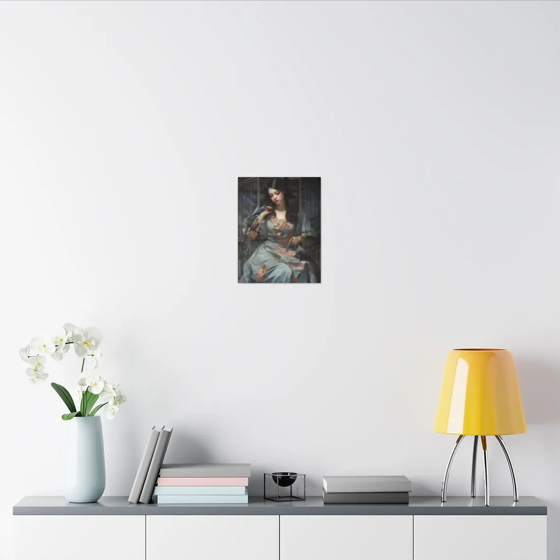Enigmatic Guardian: A Closer Look - Canvas