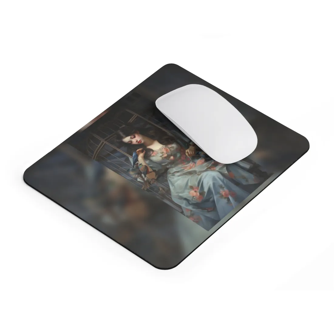 Enigmatic Guardian: A Closer Look - Mouse Pad