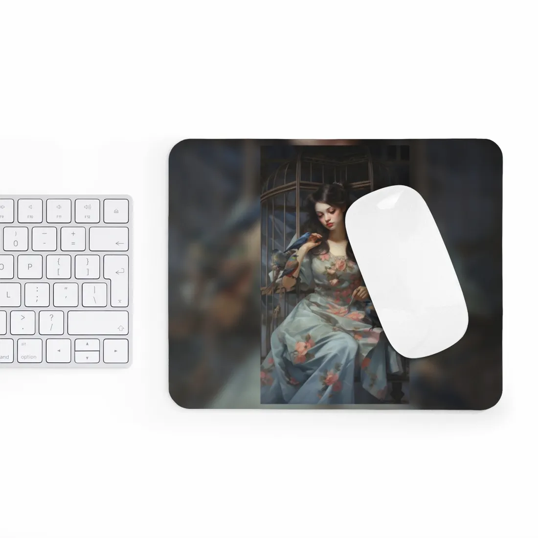Enigmatic Guardian: A Closer Look - Mouse Pad