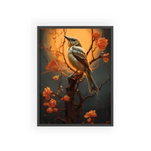 Songbird at Dusk Framed Poster