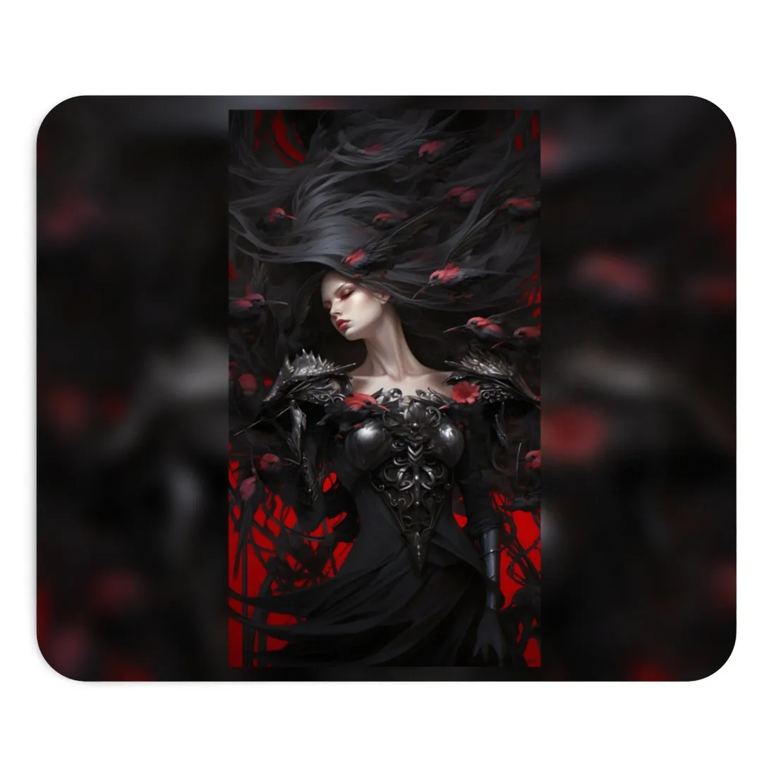 Enigmatic Songbird: Nature's Guardian Art - Mouse Pad