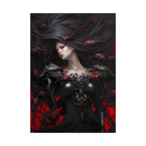 Dark Armor and Red Birds Poster