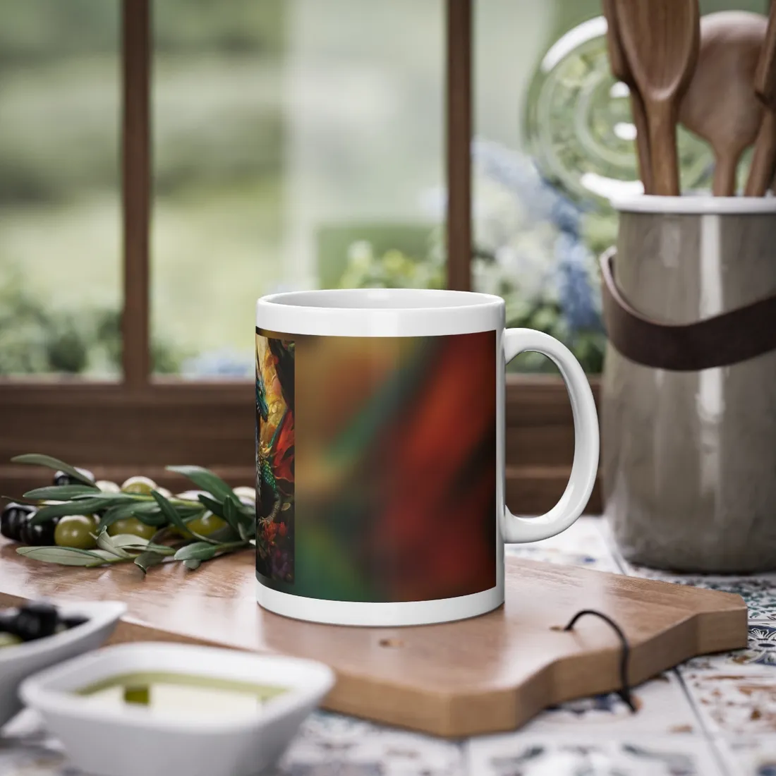 Epic Fantasy Dragon: Ancient Guardian of Wonder - Mug