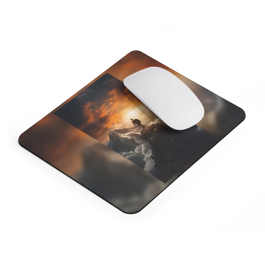 Epic Mountain Sunrise: Majestic Summit - Mouse Pad