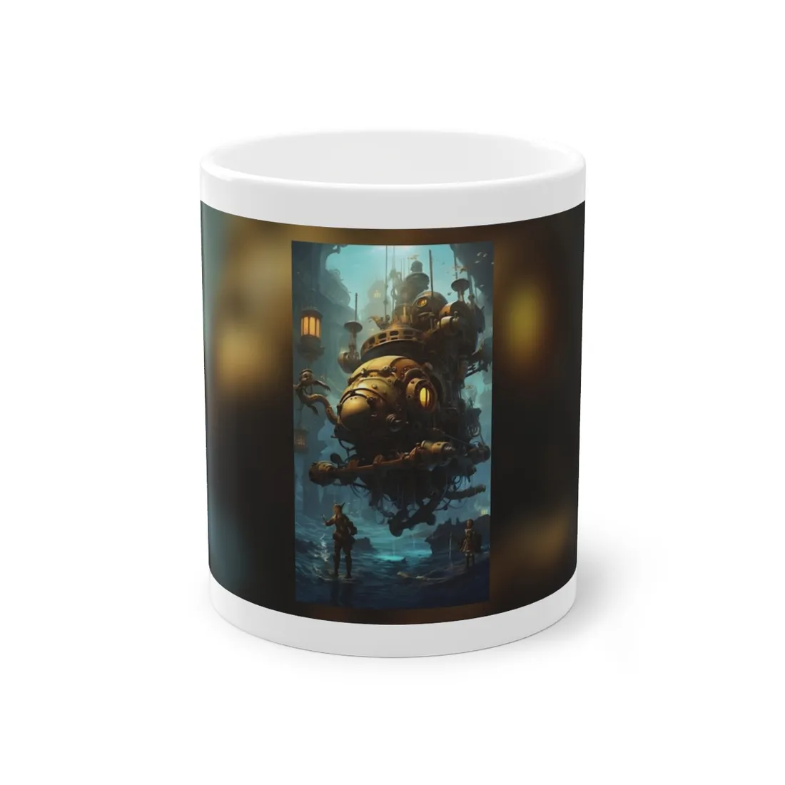 Epic Steampunk Oceanic Adventure: Crew Sets Sail - Mug