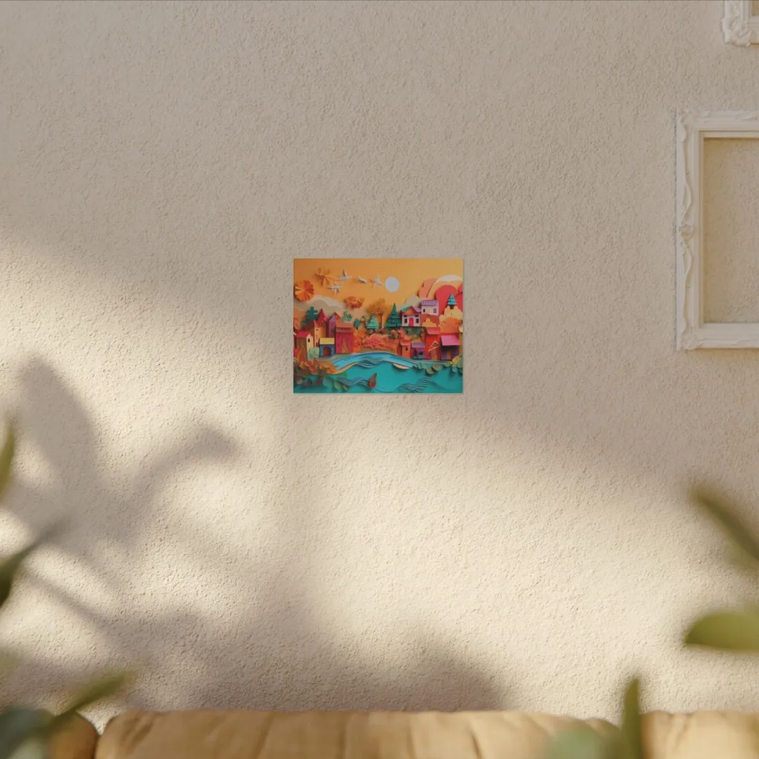 Epic Sunset Beach: Magical Paper Quilling - Canvas