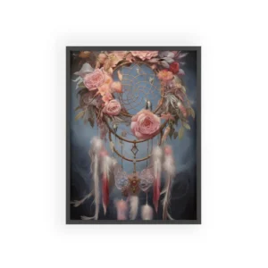 Rose Dreamcatcher Framed Poster