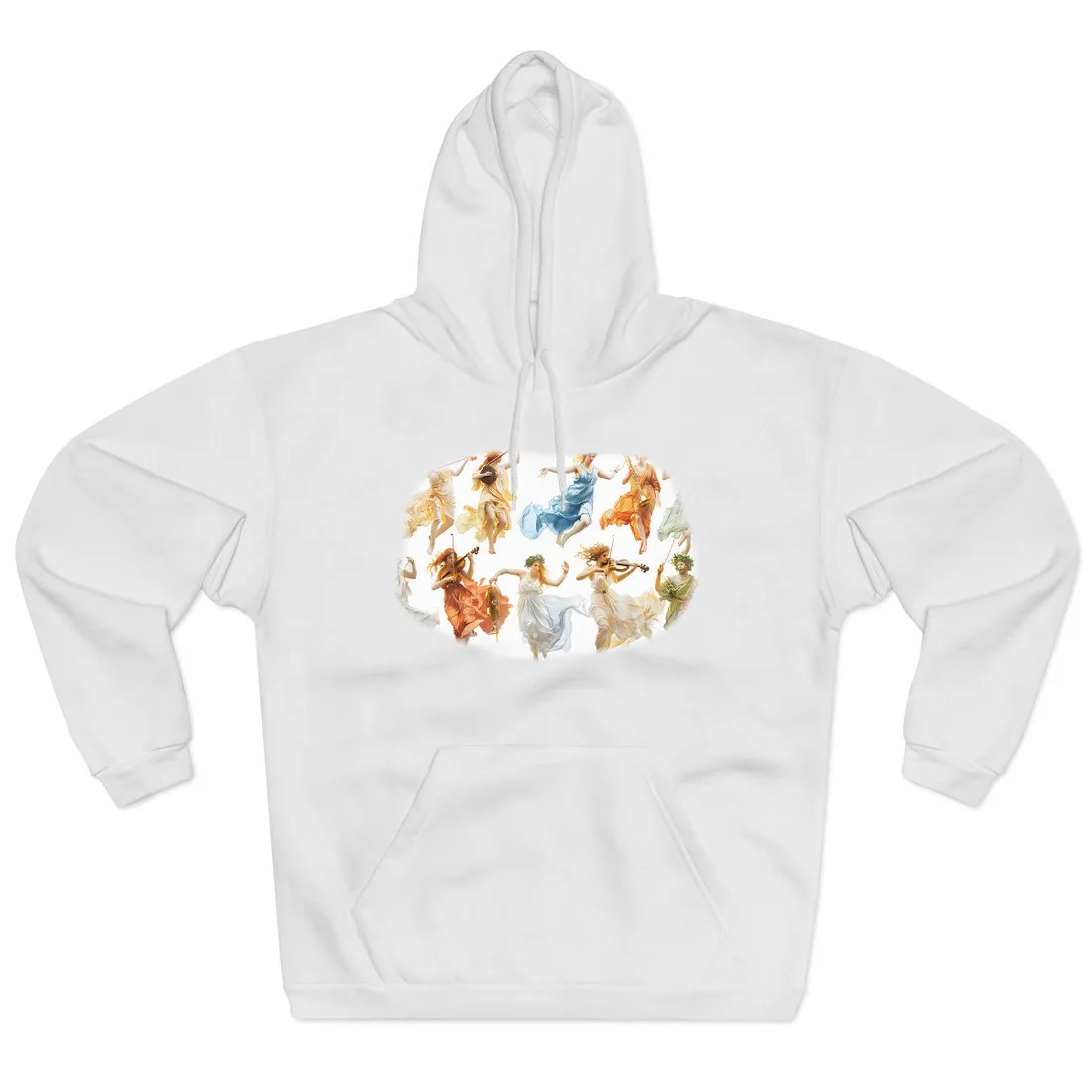 Ethereal Goddesses of Greece: Athena to Nemesis - Hoodie (White)