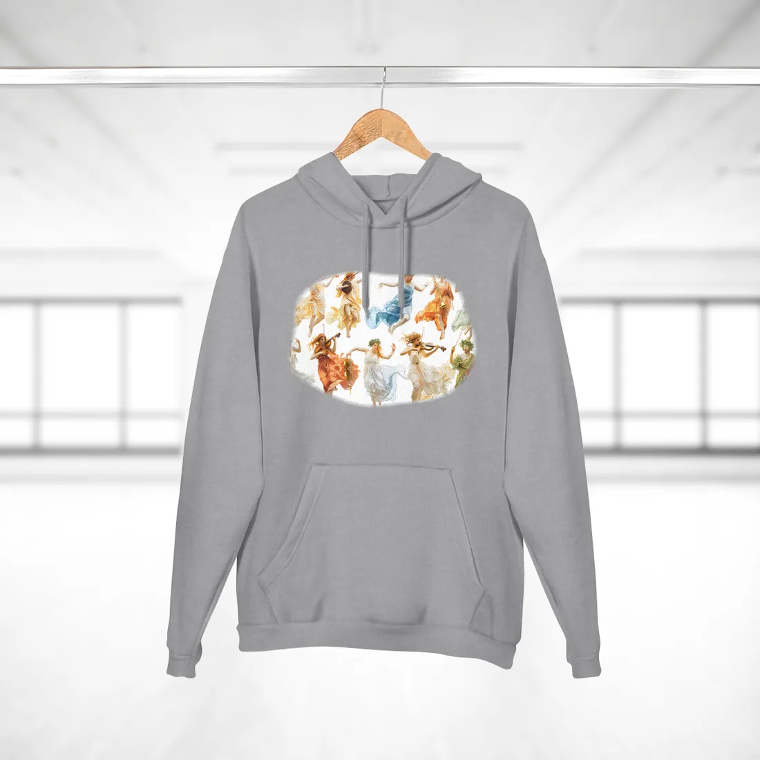 Ethereal Goddesses of Greece: Athena to Nemesis - Hoodie (Heather Grey)