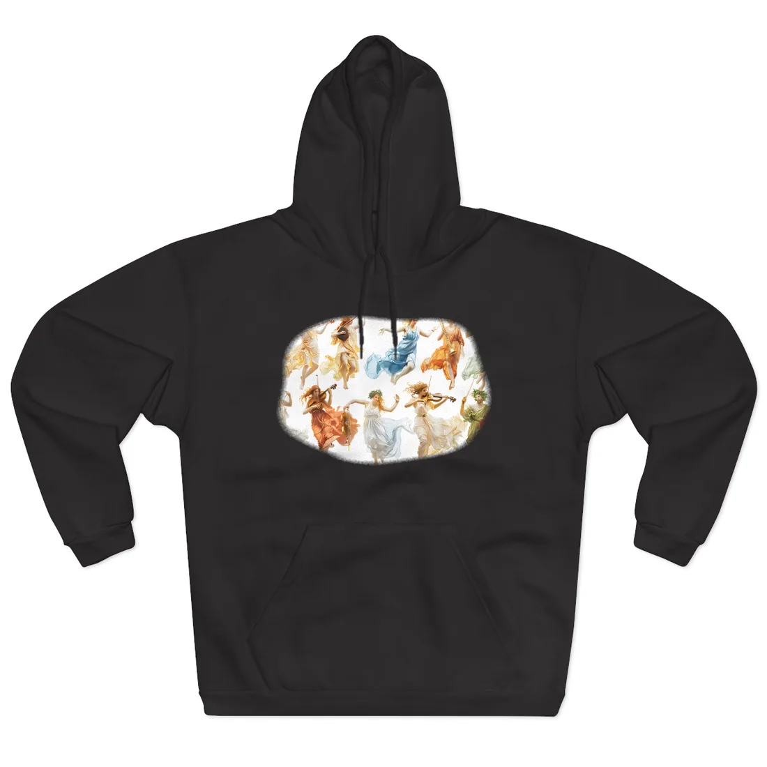 Ethereal Goddesses of Greece: Athena to Nemesis - Hoodie (Black)